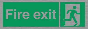 SB419: "Fire Exit"  No Arrow Sign