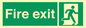 SB419: "Fire Exit"  No Arrow Sign