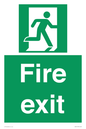 SB419: "Fire Exit"  No Arrow Sign