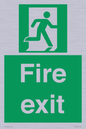 SB419: "Fire Exit"  No Arrow Sign