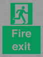SB419: "Fire Exit"  No Arrow Sign