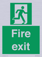 SB419: "Fire Exit"  No Arrow Sign