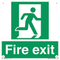 SB419: "Fire Exit"  No Arrow Sign