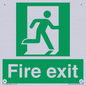 SB419: "Fire Exit"  No Arrow Sign
