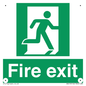 SB419: "Fire Exit"  No Arrow Sign