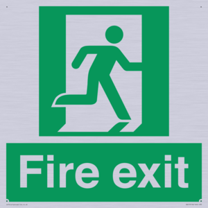 SB419: "Fire Exit"  No Arrow Sign