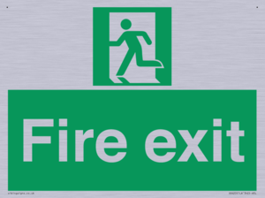 SB420: Fire Exit signs without arrows