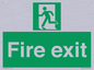 SB420: Fire Exit signs without arrows
