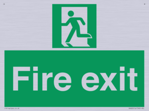 SB420: Fire Exit signs without arrows