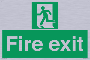 SB420: Fire Exit signs without arrows