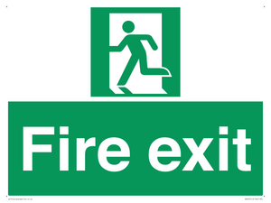 SB420: Fire Exit signs without arrows