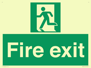 SB420: Fire Exit signs without arrows