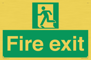 SB420: Fire Exit signs without arrows