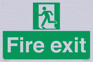 SB420: Fire Exit signs without arrows