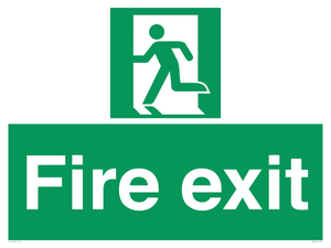 SB420: Fire Exit signs without arrows