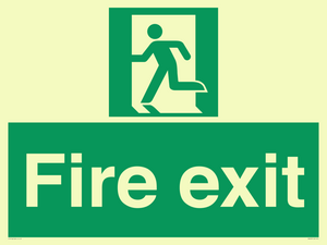 SB420: Fire Exit signs without arrows