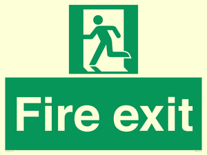 SB420: Fire Exit signs without arrows