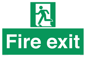 SB420: Fire Exit signs without arrows