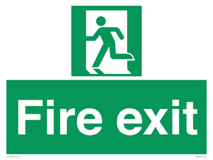 SB420: Fire Exit signs without arrows