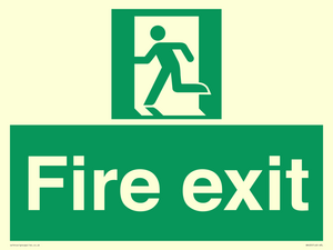 SB420: Fire Exit signs without arrows