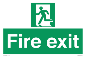 SB420: Fire Exit signs without arrows