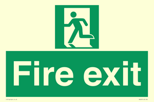 SB420: Fire Exit signs without arrows
