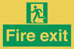 SB420: Fire Exit signs without arrows