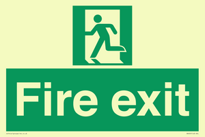 SB420: Fire Exit signs without arrows