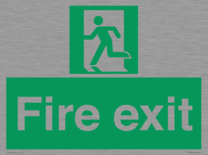 SB420: Fire Exit signs without arrows
