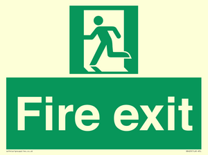 SB420: Fire Exit signs without arrows