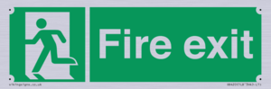 SB420: Fire Exit signs without arrows