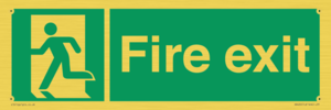 SB420: Fire Exit signs without arrows