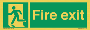 SB420: Fire Exit signs without arrows