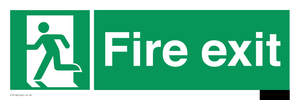 SB420: Fire Exit signs without arrows