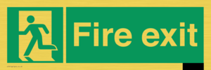 SB420: Fire Exit signs without arrows