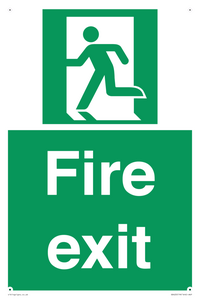 SB420: Fire Exit signs without arrows