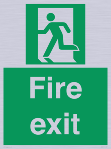 SB420: Fire Exit signs without arrows