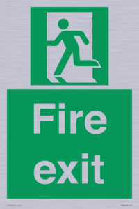 SB420: Fire Exit signs without arrows