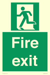SB420: Fire Exit signs without arrows