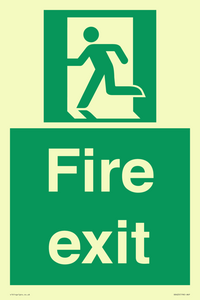 SB420: Fire Exit signs without arrows