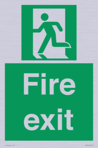 SB420: Fire Exit signs without arrows