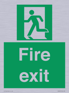 SB420: Fire Exit signs without arrows