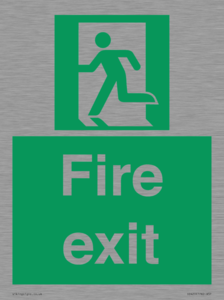 SB420: Fire Exit signs without arrows