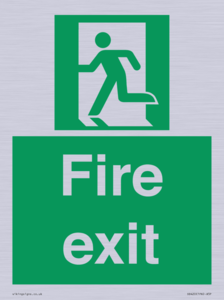 SB420: Fire Exit signs without arrows