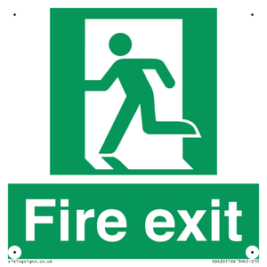 SB420: Fire Exit signs without arrows