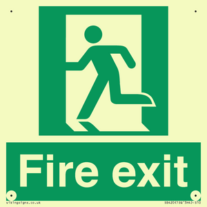 SB420: Fire Exit signs without arrows