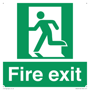 SB420: Fire Exit signs without arrows