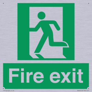 SB420: Fire Exit signs without arrows