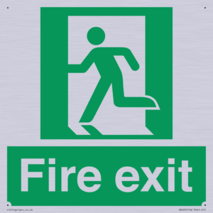 SB420: Fire Exit signs without arrows