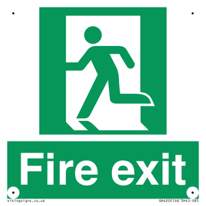 SB420: Fire Exit signs without arrows